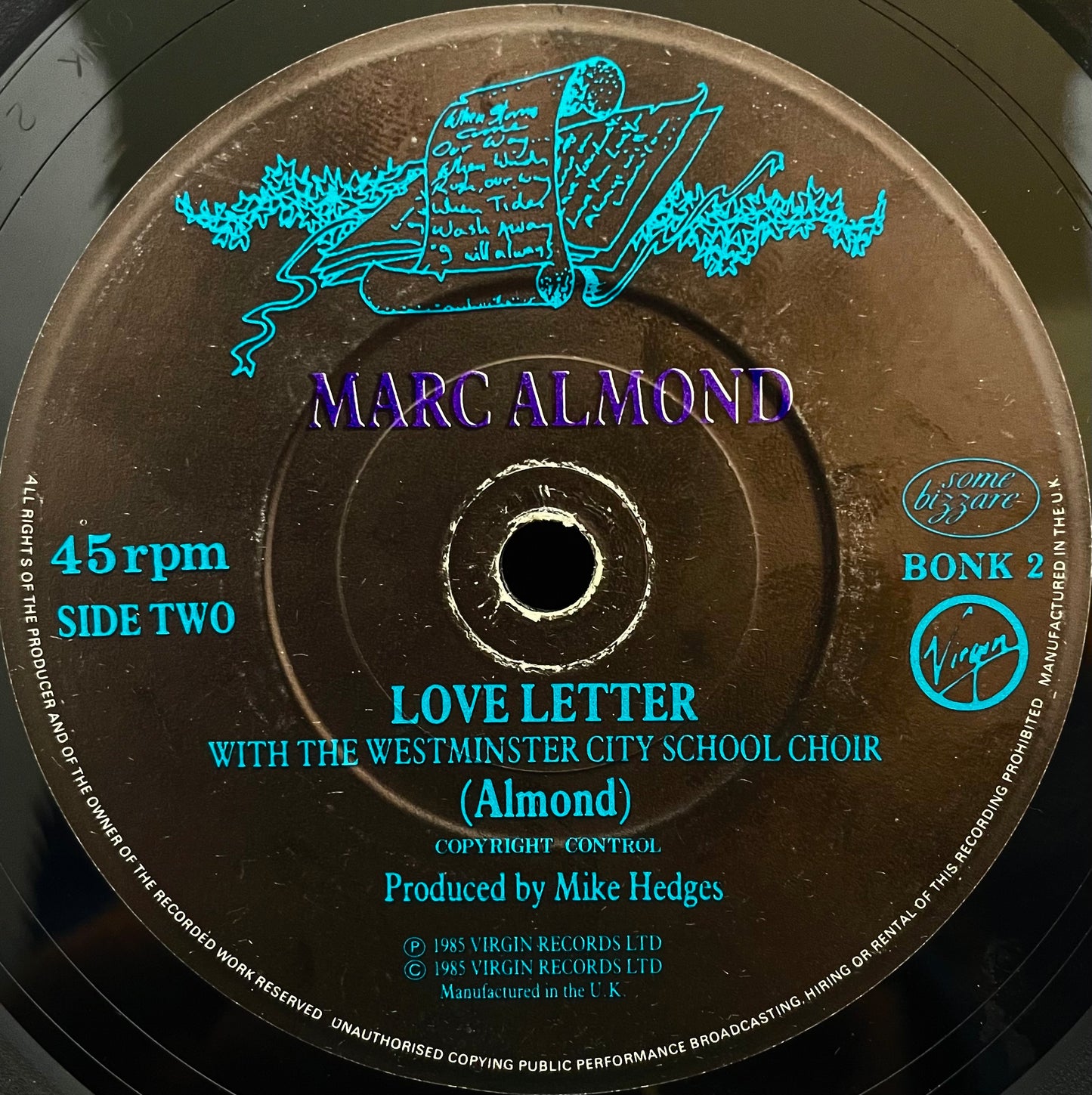 Marc Almond – Love Letter – USED Vinyl 7" Single