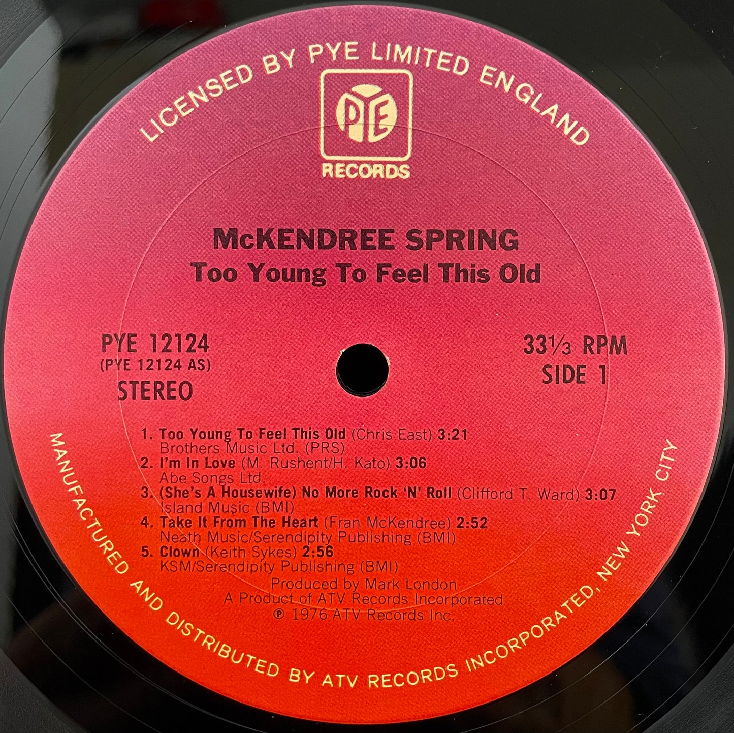 McKendree Spring – Too Young To Feel This Old – USED Vinyl LP