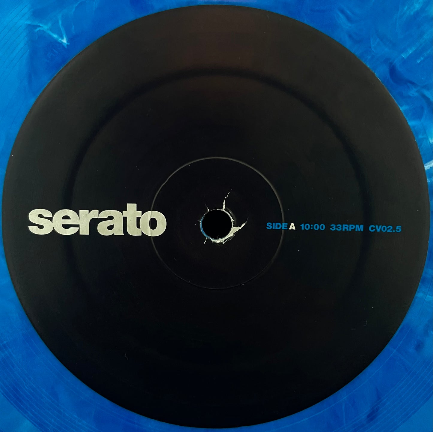 No Artist – Official Serato Control Vinyl – USED Vinyl 2LP BLUE Limited Edition