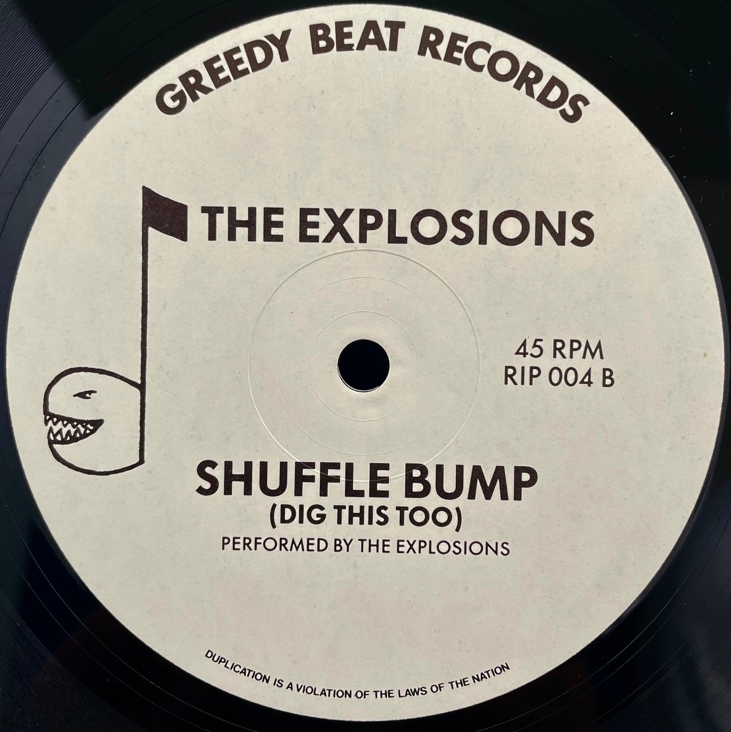 The Explosions – Shuffle Bump - USED Vinyl 12" Single