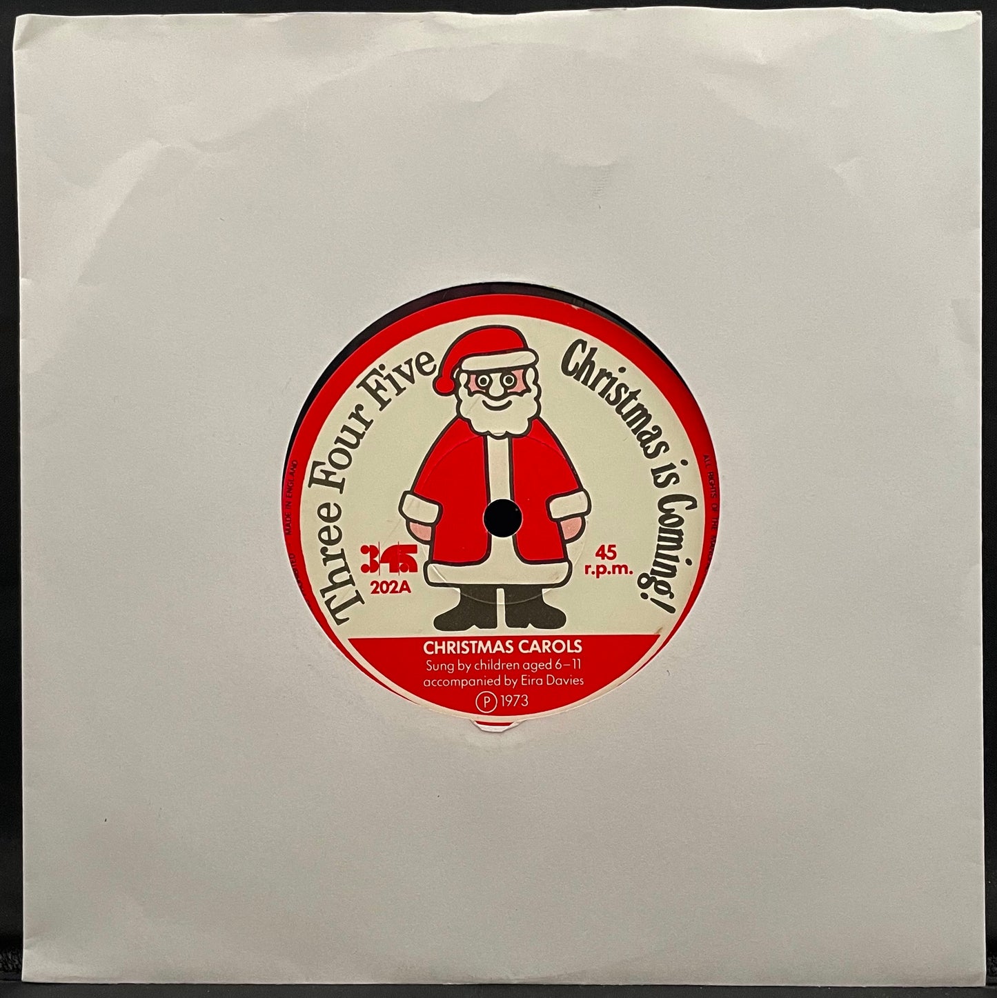 Children Accompanied By Eira Davies – Christmas Is Coming - USED Vinyl 7" Single