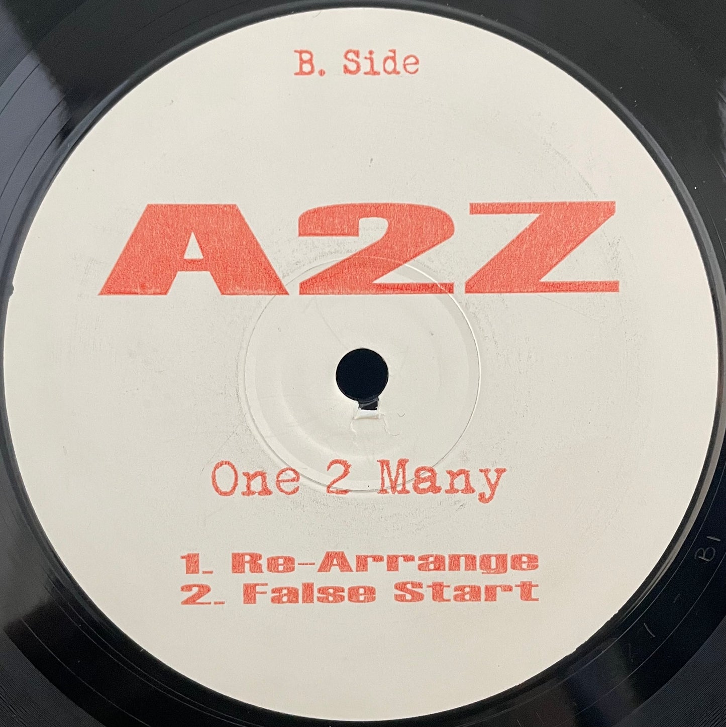 A2Z – One 2 Many – USED Vinyl 12" Single