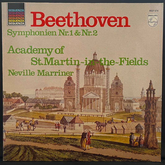 Beethoven - Neville Marriner – Symphonien Nr.1 & Nr.2 - USED Vinyl LP