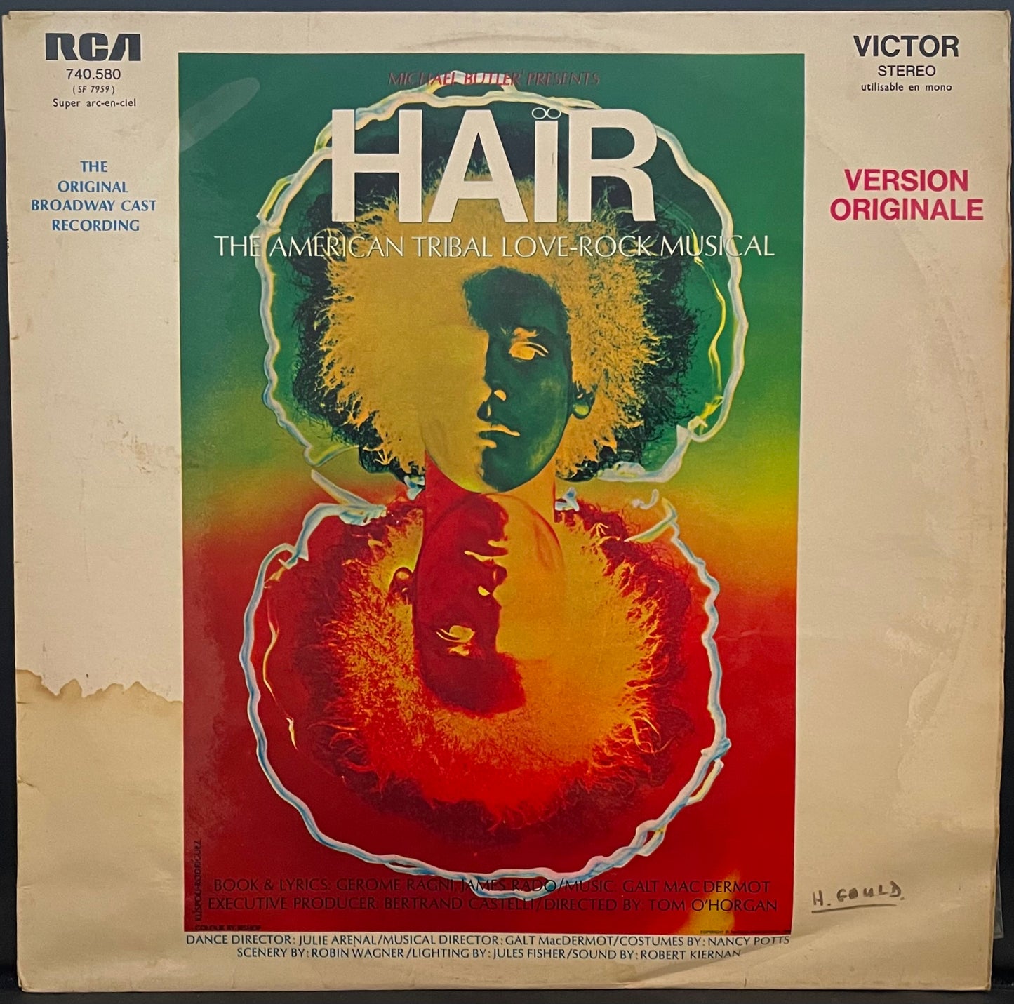 Various – Hair - The American Tribal Love-Rock Musical (Version Originale) – USED Vinyl LP