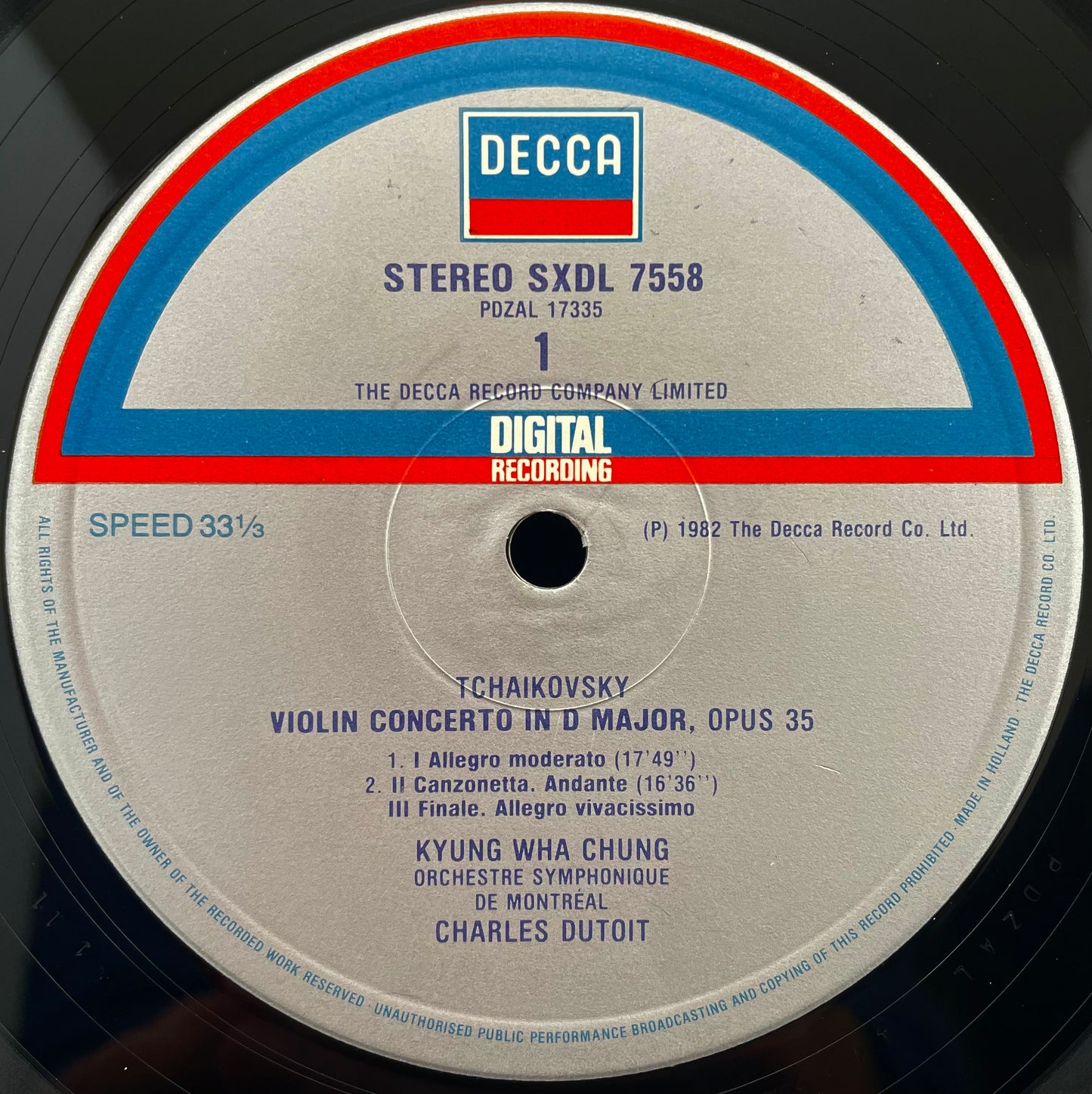 Kyung Wha Chung, Orchestre symphonique de Montréal – Violin Concertos-USED Vinyl LP