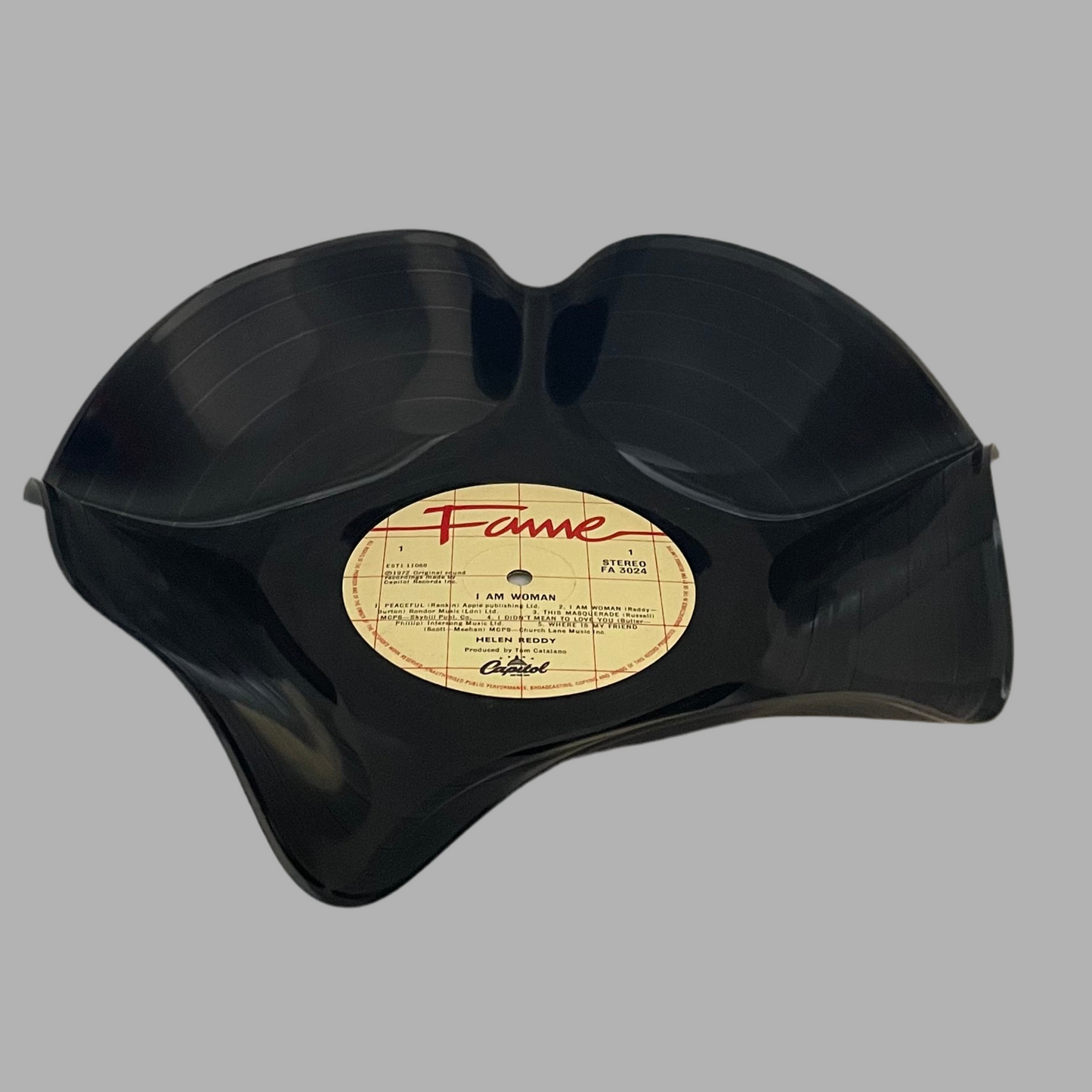 The 'Fame’ 12" Vinyl Record Bowl