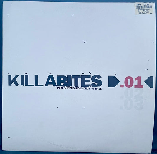 Various – Killa Bites .01 - Phat 'N Inphectious Drum 'n' Bass – USED Vinyl 3x12" EP