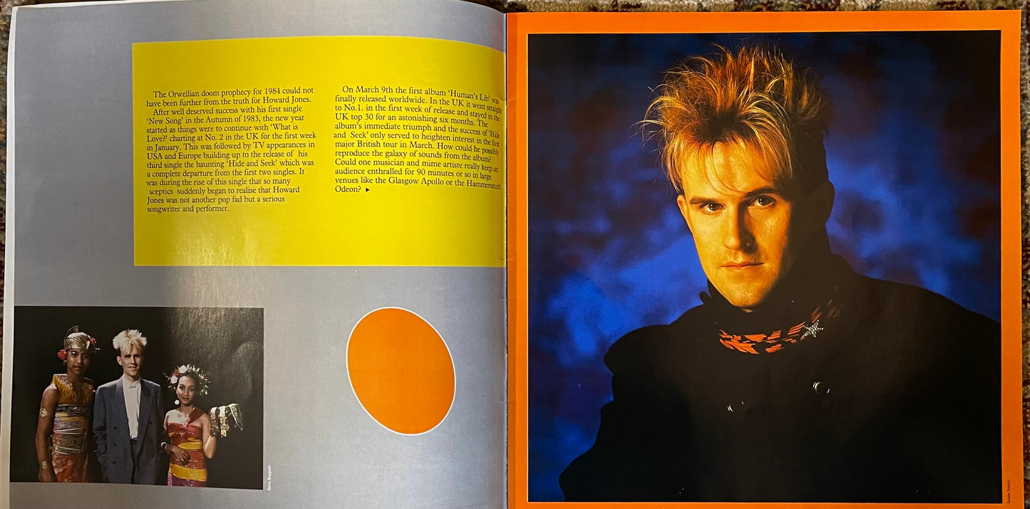 Howard Jones Christmas 1984 Tour Programme