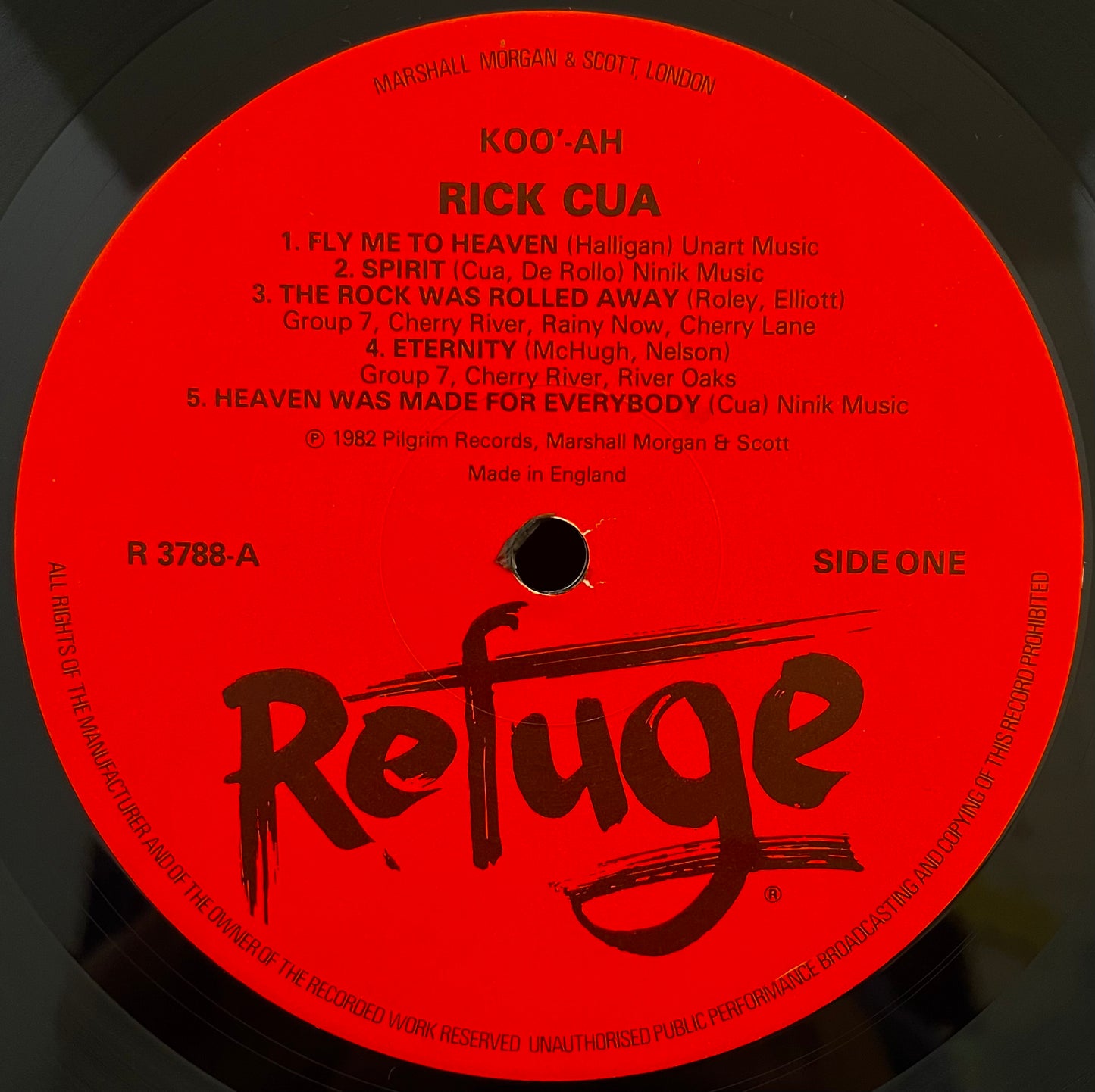 Rick Cua – Koo-Ah – USED Vinyl LP