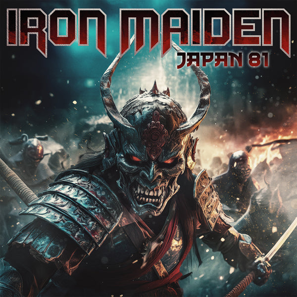 PRESALE- IRON MAIDEN - JAPAN 81 - Vinyl 2LP RED WHITE SPLATTER