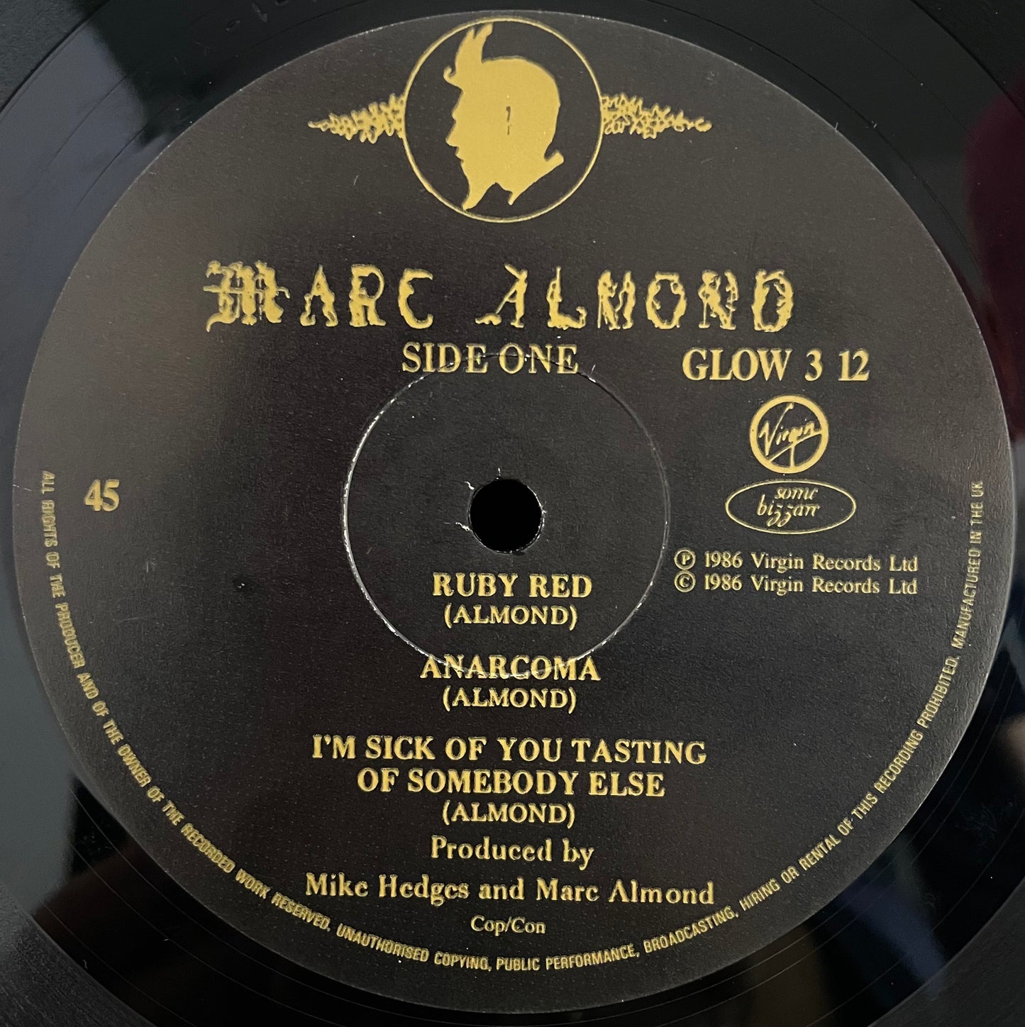 Marc Almond – Ruby Red (Stained E.P) – USED Vinyl 12" EP