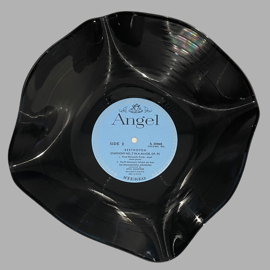 The 'Angel’ 12" Vinyl Record Bowl