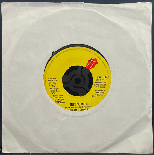 The Rolling Stones – She's So Cold - USED Vinyl 7" Single