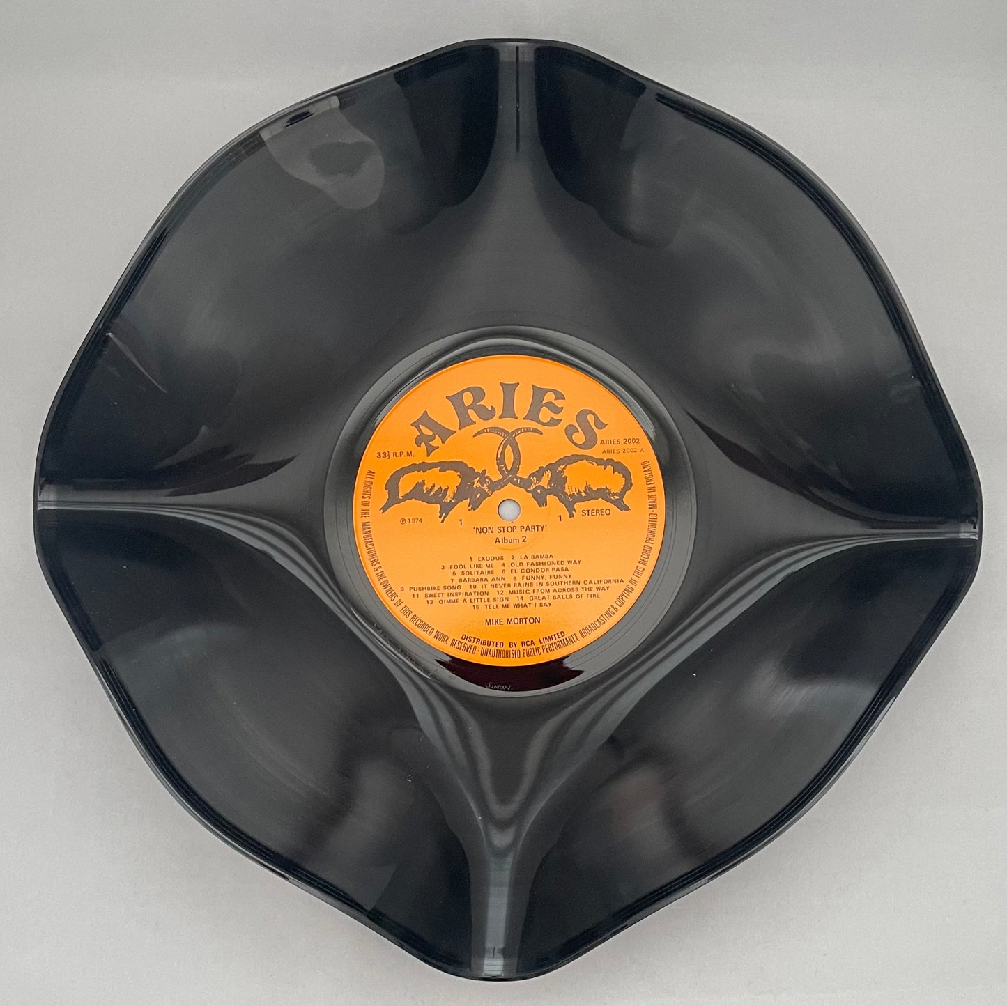 The 'Aries’ 12" Vinyl Record Bowl