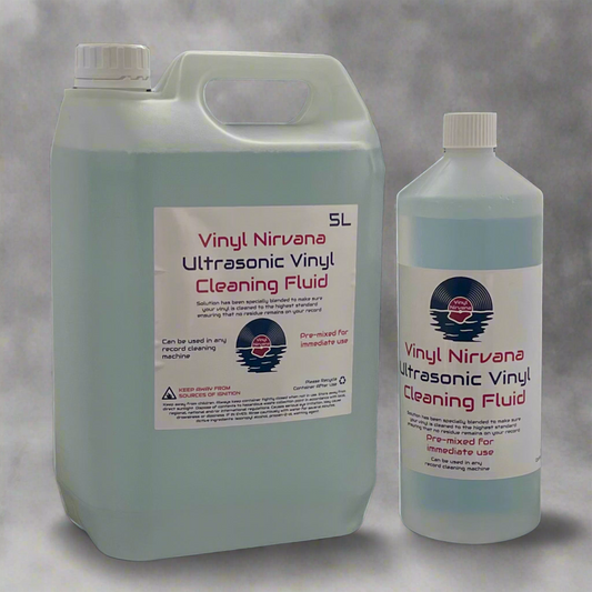 Vinyl Nirvana Ultrasonic Vinyl Record Cleaning Fluid - 1L or 5L