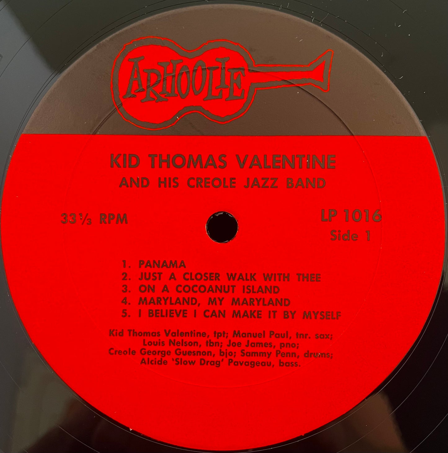 Kid Thomas Valentine And His Creole Jazz Band – Kid Thomas - USED Vinyl LP