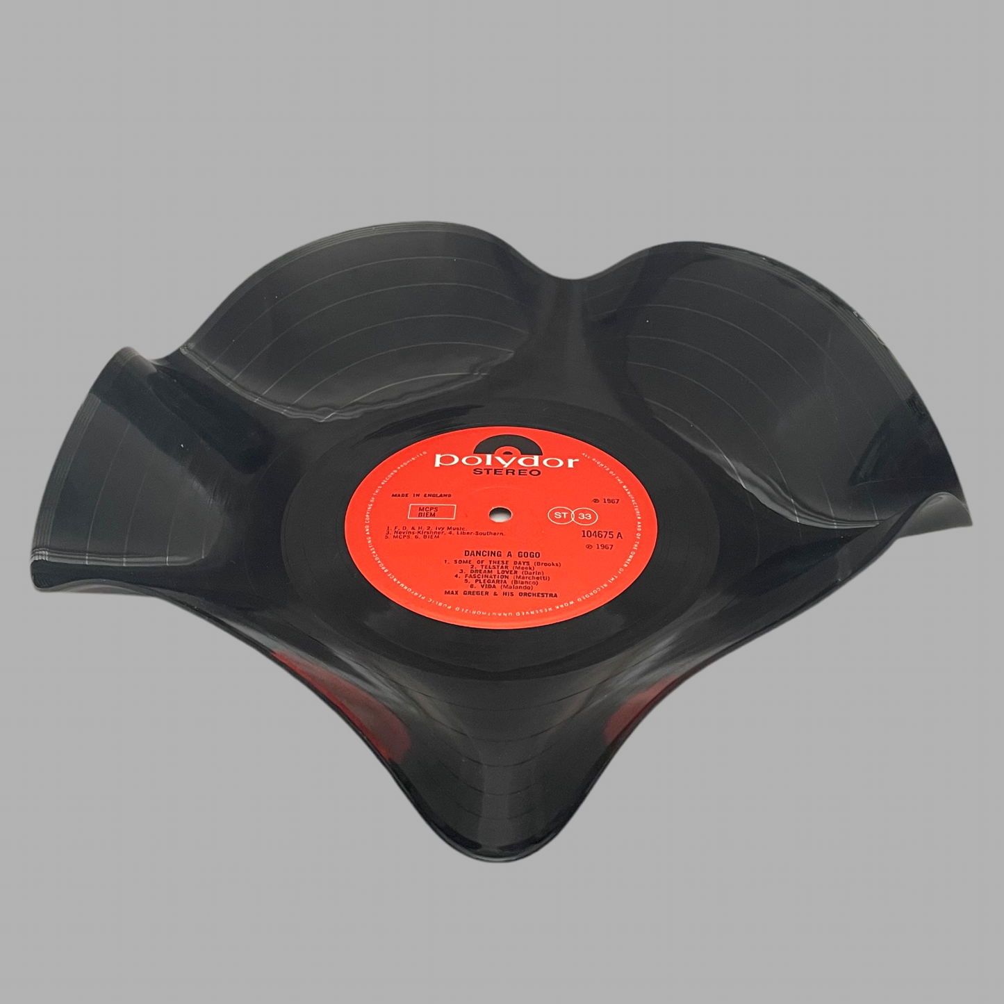 The 'Polydor’ 12" Vinyl Record Bowl