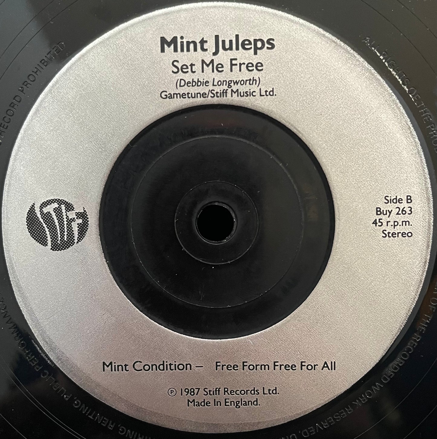 Mint Juleps – Girl To The Power Of 6 – USED Vinyl 7" Single