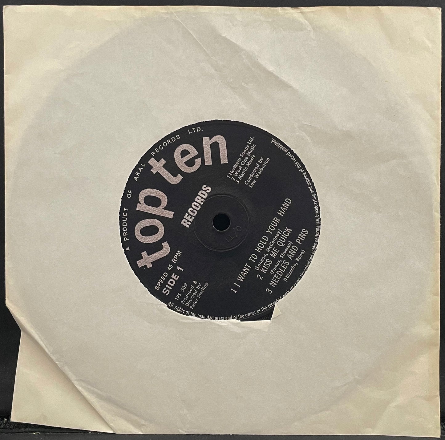 Peter Sterling – Top Ten – USED Vinyl 7" EP