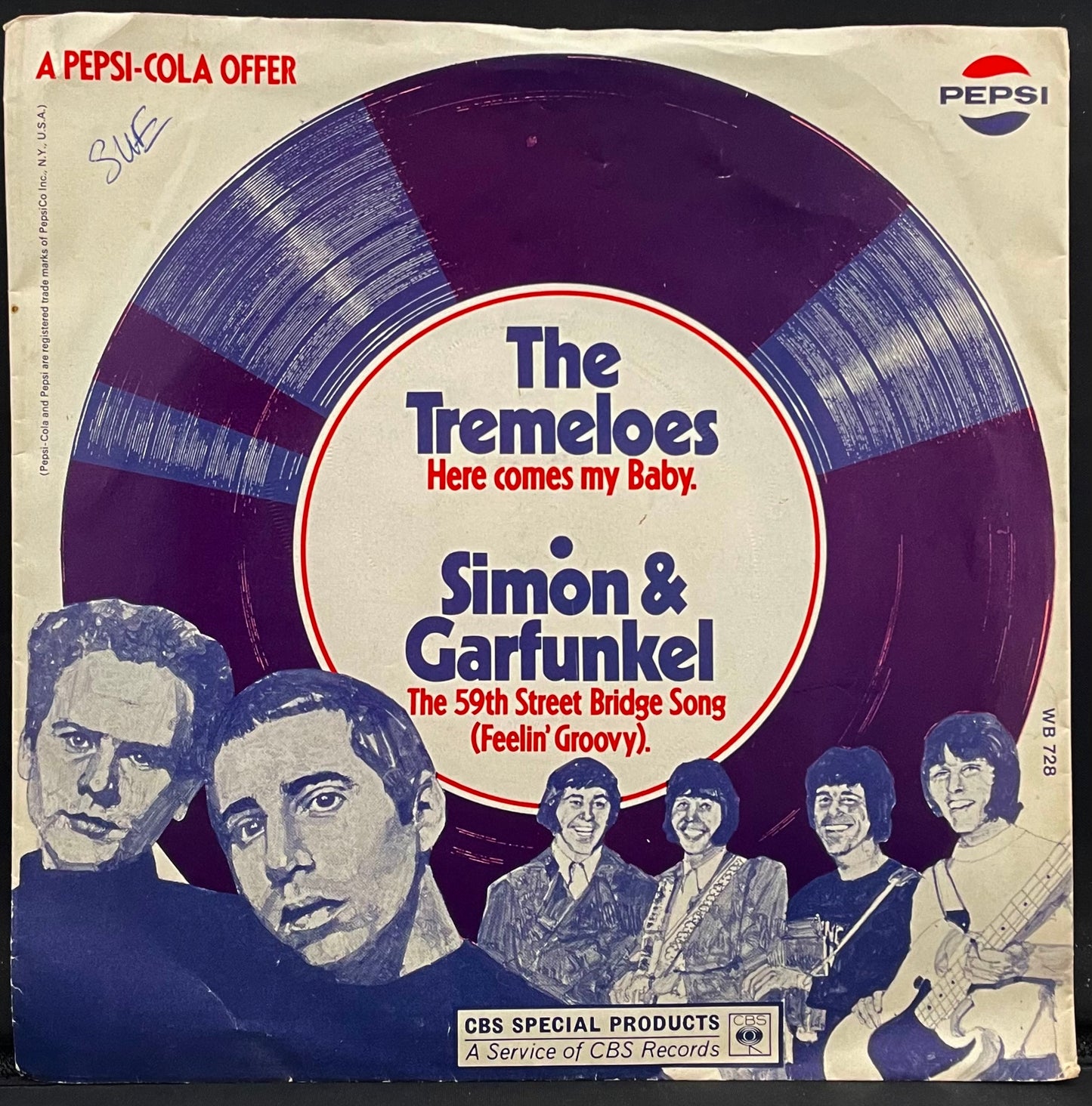 Simon & Garfunkel / The Tremeloes – The 59th Street Bridge Song – USED Vinyl 7" Single