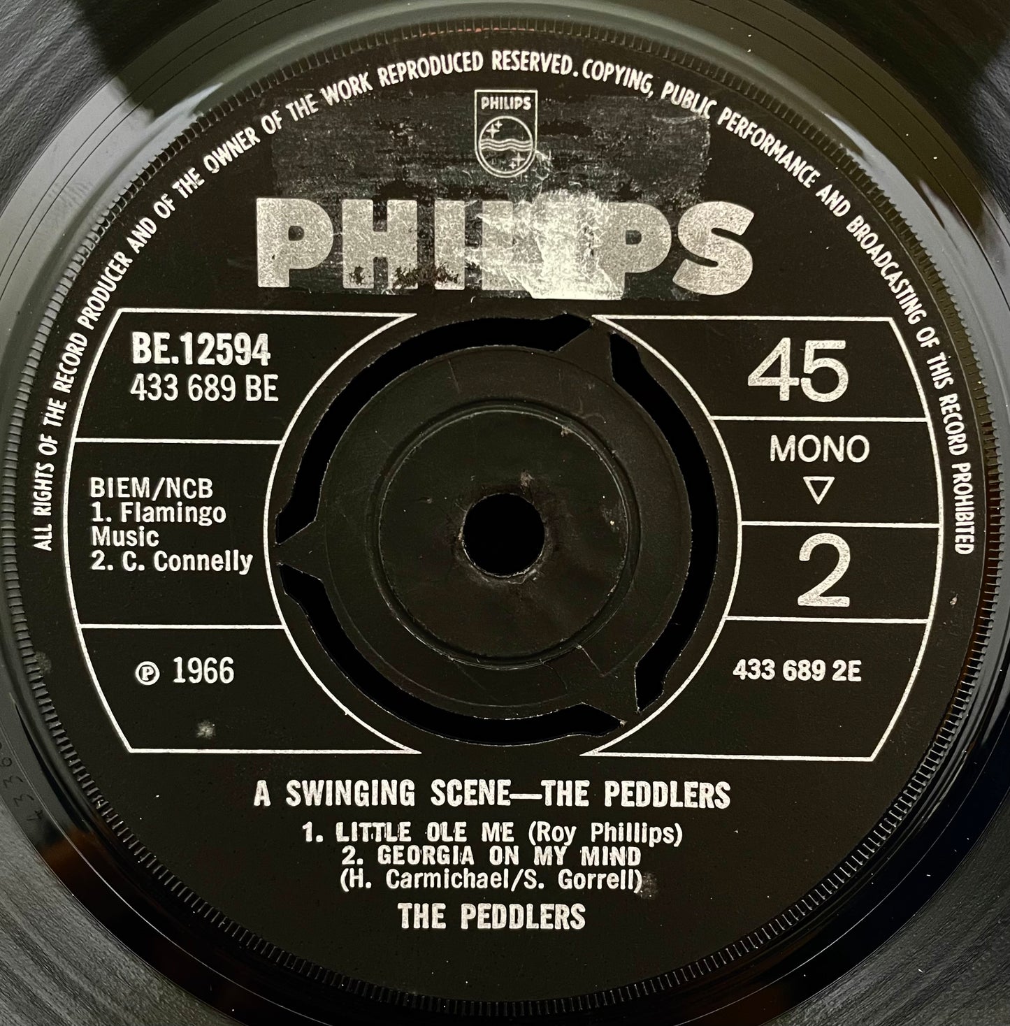 The Peddlers – A Swinging Scene – USED Vinyl 7" EP - MONO RARE