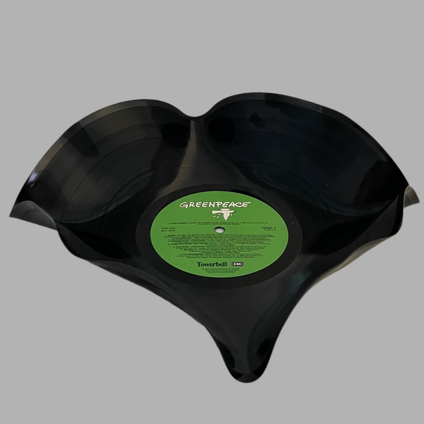 The 'Greenpeace’ 12" Vinyl Record Bowl