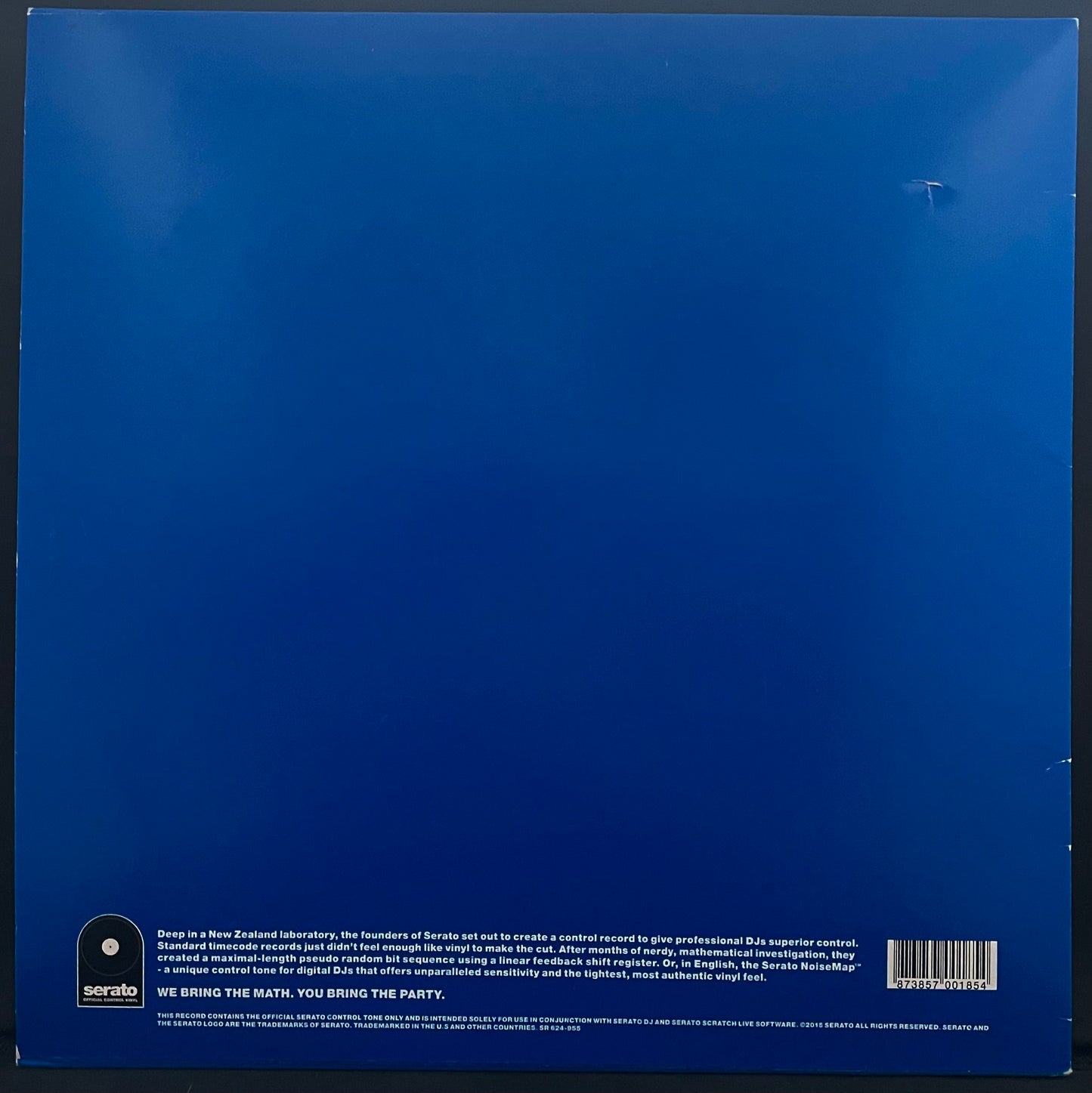 No Artist – Official Serato Control Vinyl – USED Vinyl 2LP BLUE Limited Edition