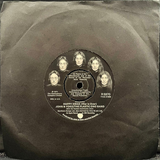 John & Yoko & The Plastic Ono Band – Happy Xmas (War Is Over) – USED Vinyl 7" Single