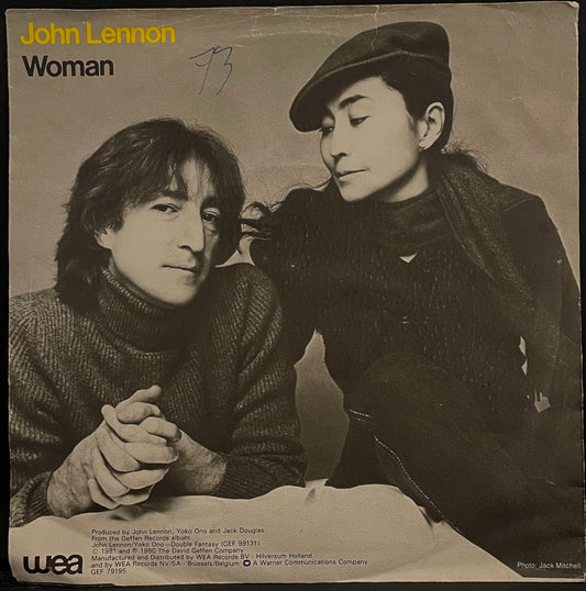 John Lennon – Woman – USED Vinyl 7" Single