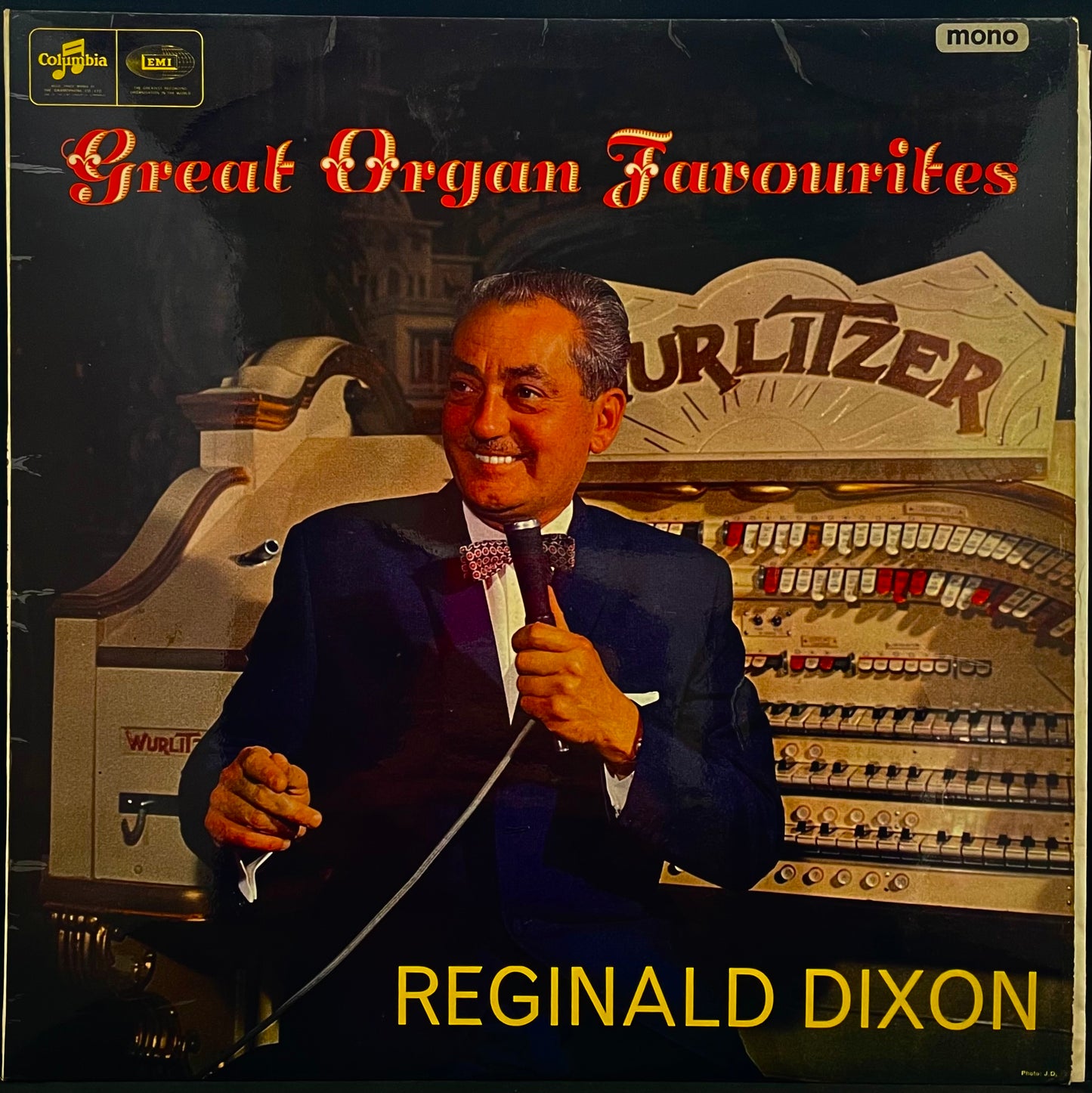 Reginald Dixon – Great Organ Favourites - USED Vinyl LP - MONO