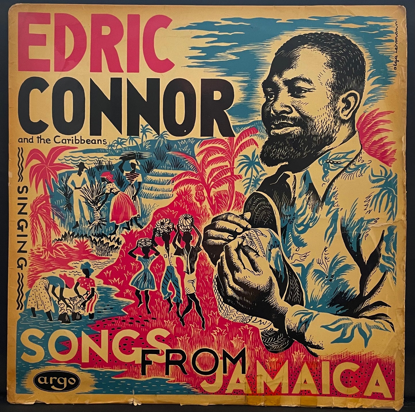 Edric Connor And The Caribbeans – Songs From Jamaica - USED Vinyl LP - MONO