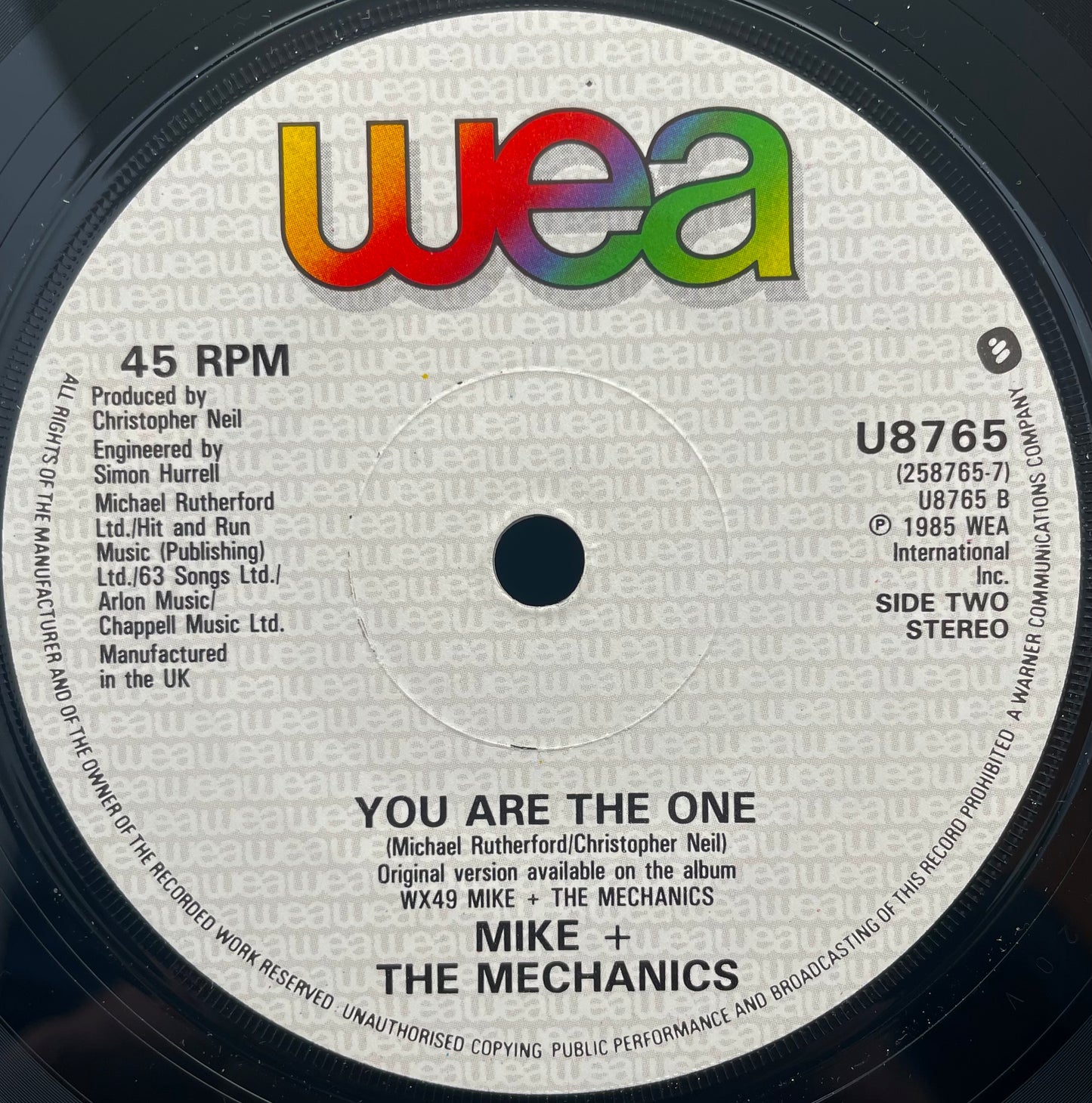 Mike & The Mechanics – All I Need Is A Miracle - USED Vinyl 7" Single