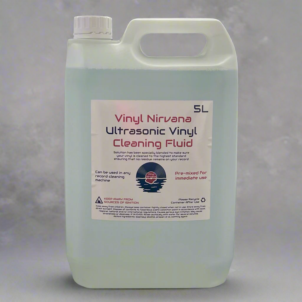 Vinyl Nirvana Ultrasonic Vinyl Record Cleaning Fluid - 1L or 5L