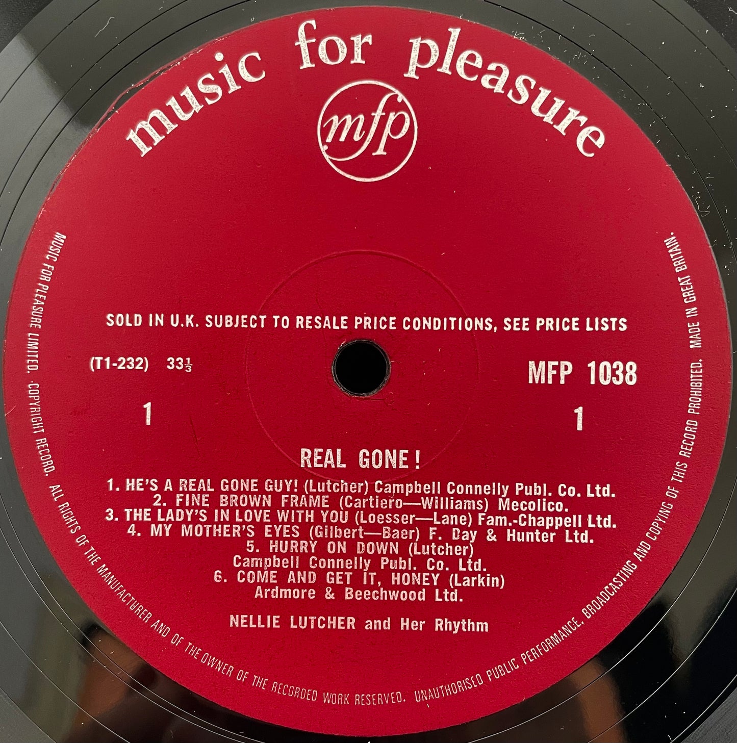 Nellie Lutcher And Her Rhythm – Real Gone! - USED Vinyl LP - MONO