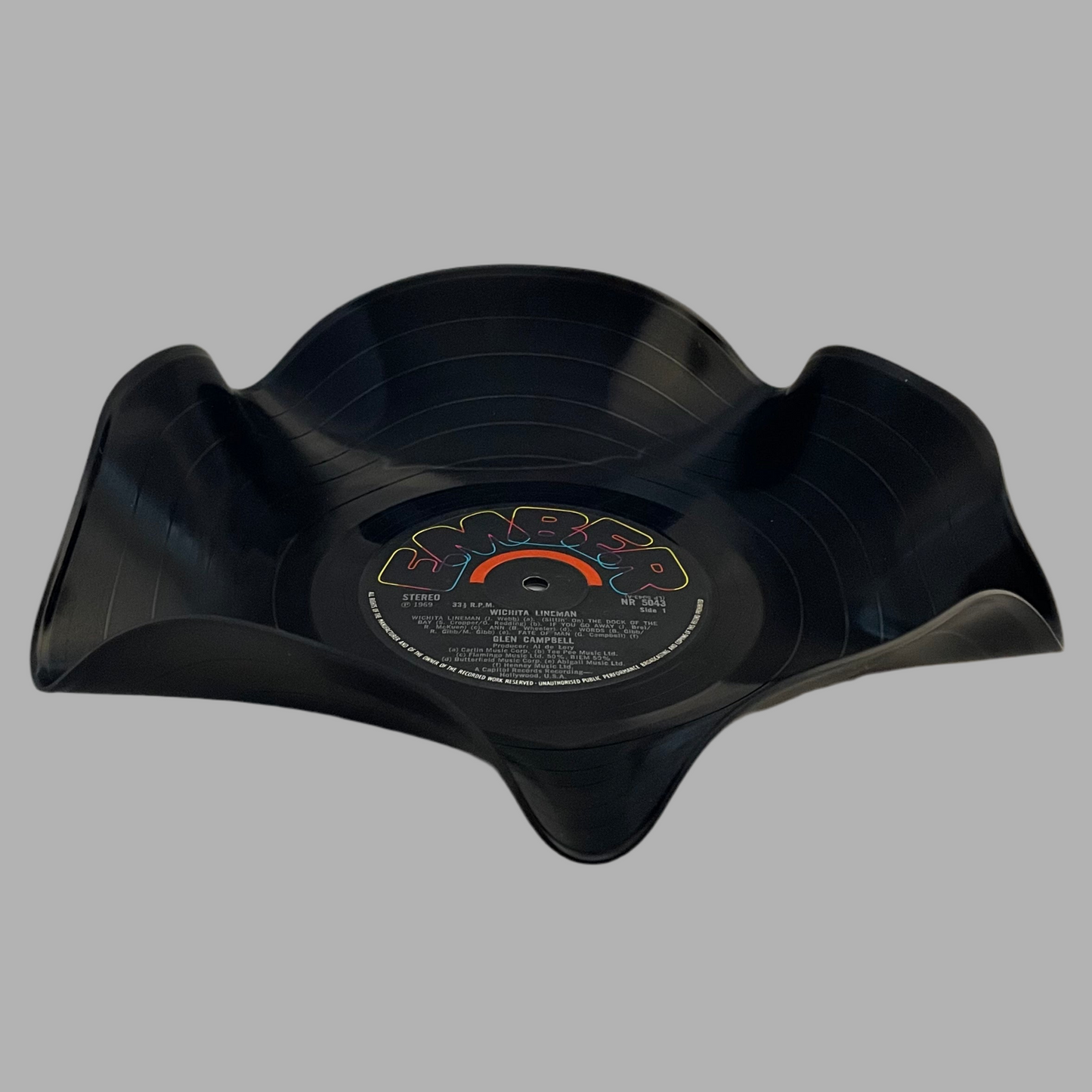 The 'Ember’ Vinyl Record Bowl