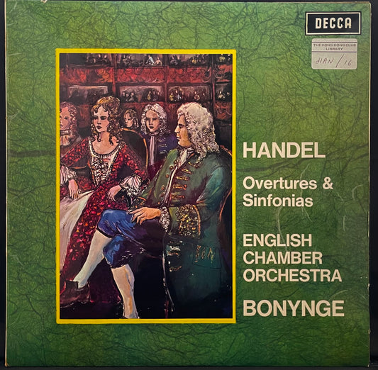 Handel, Richard Bonynge – Overtures & Sinfonias - USED Vinyl LP