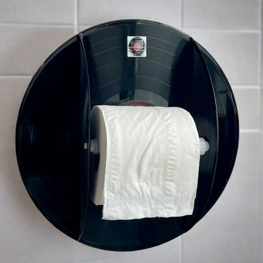 The 'Music For Pleasure' Vinyl Record Toilet Roll Holder