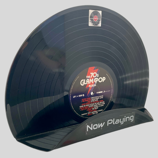 The ‘Glam Rock’ Vinyl Record ‘Now Playing’ Record Stand