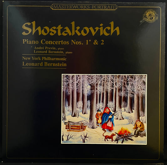 Shostakovich - Previn, Bernstein – Piano Concertos Nos. 1 & 2– USED Vinyl LP