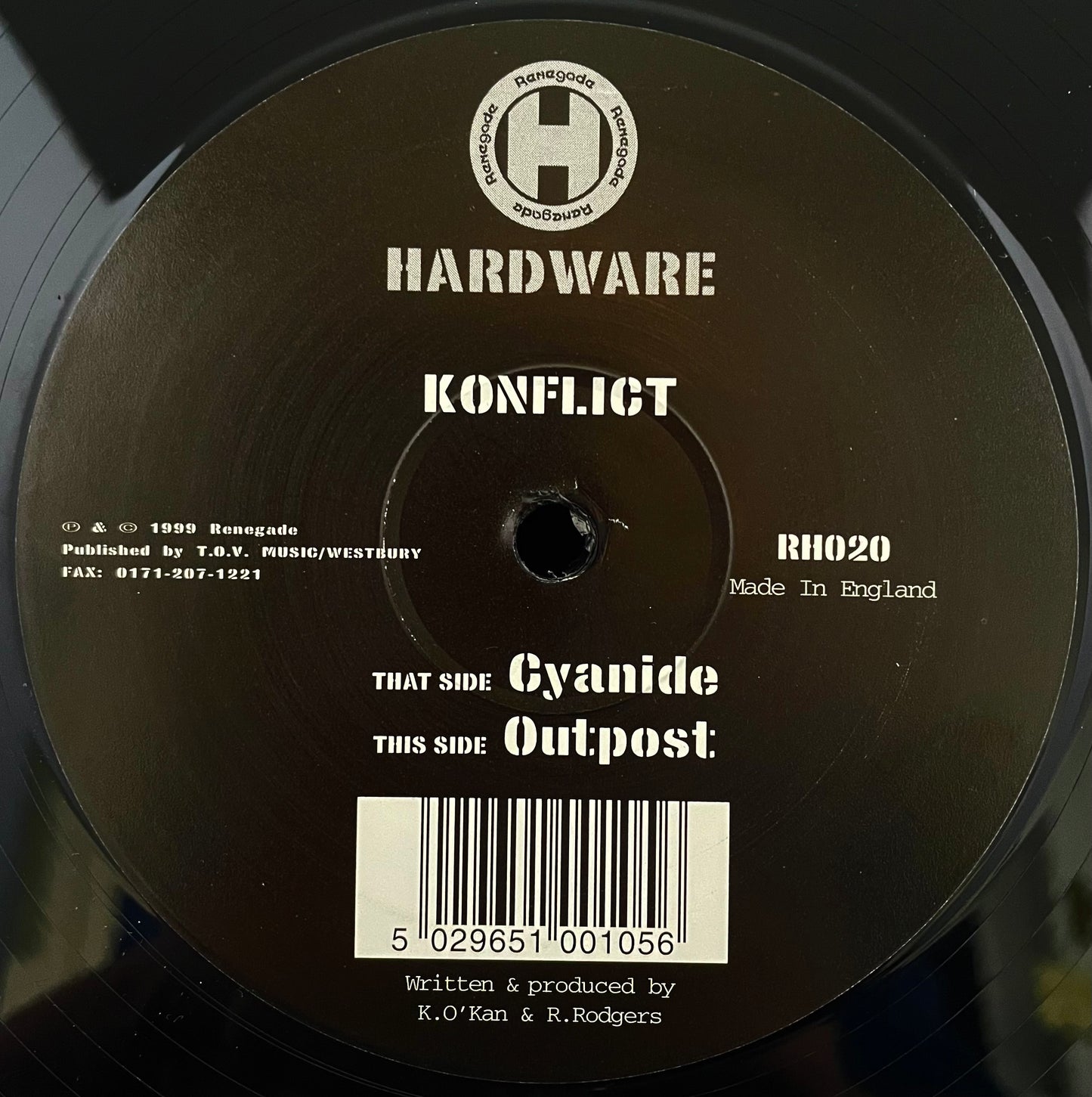 Konflict – Cyanide / Outpost – USED Vinyl 12" Single