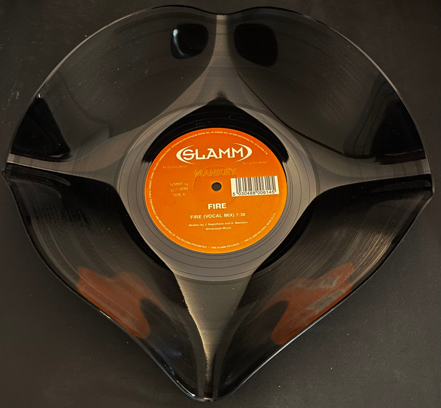 The 'Slamm' 12" Vinyl Record Bowl