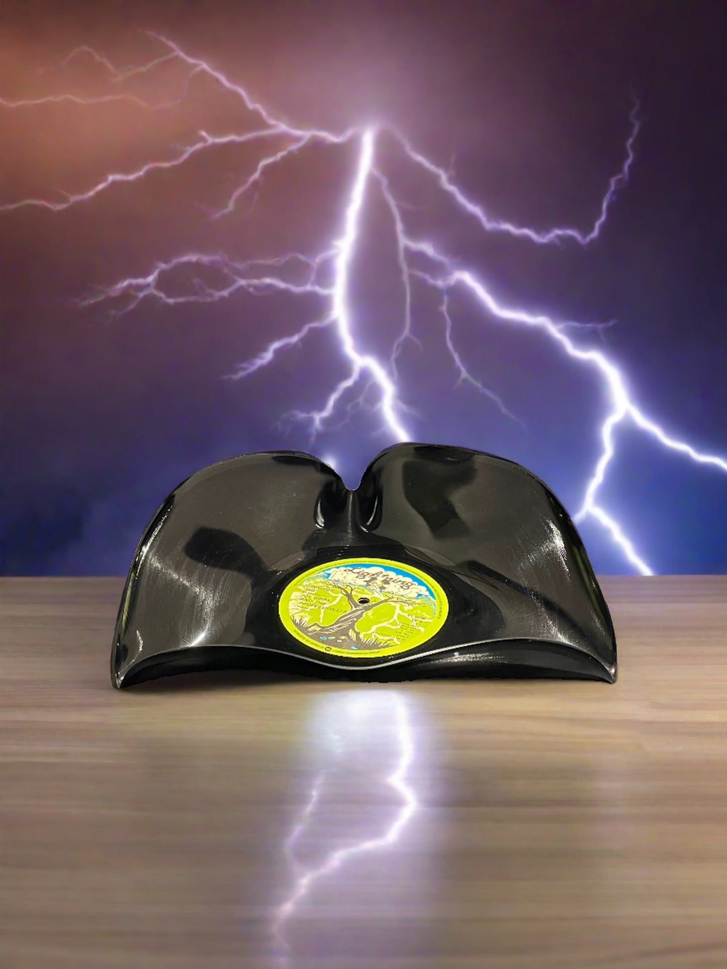 The 'Lightning’ 12" Vinyl Record Bowl