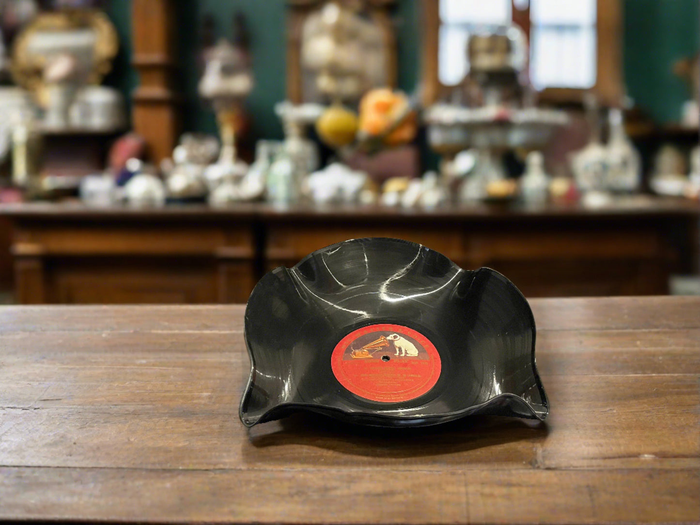 The 'Old Red Nipper' 12" Vinyl Record Bowl