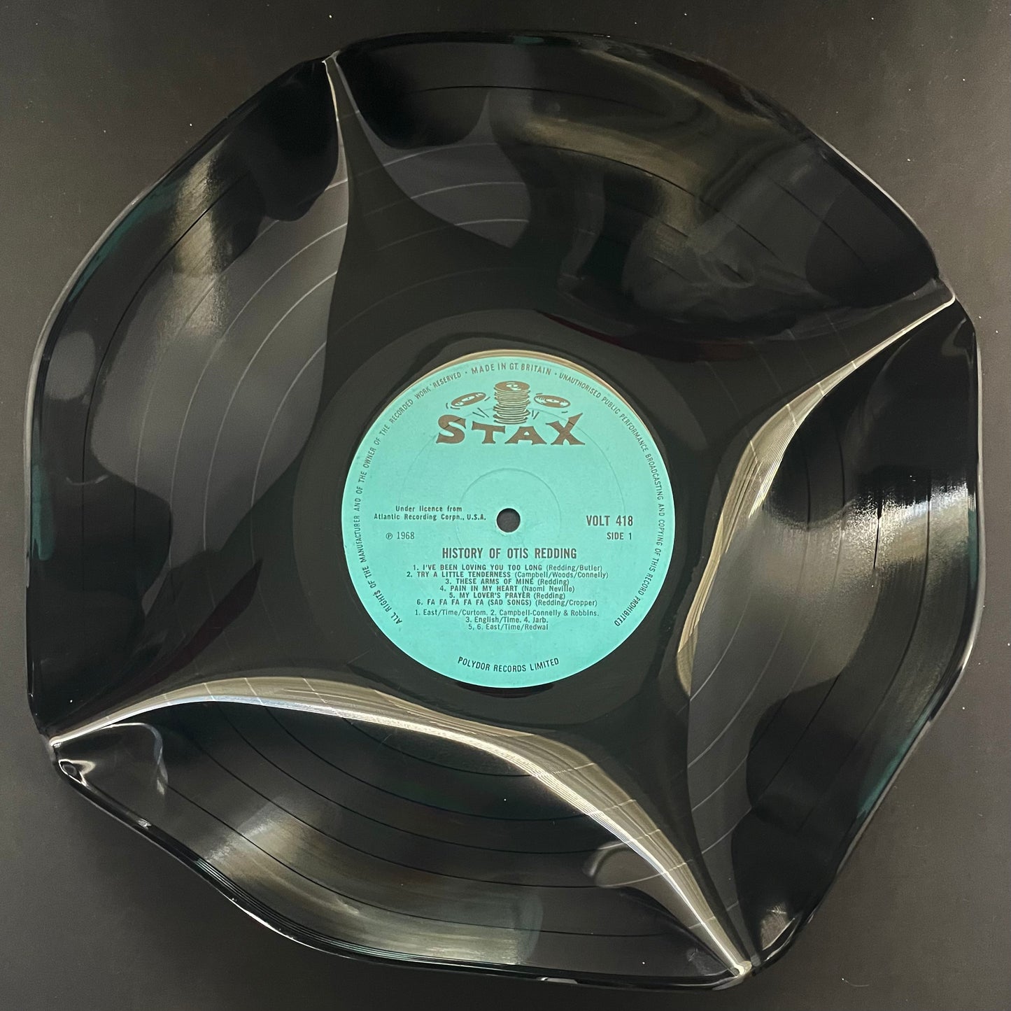 The 'Stax’ 12" Vinyl Record Bowl