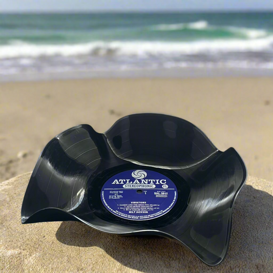 The 'Atlantic Blue' 12" Vinyl Record Bowl