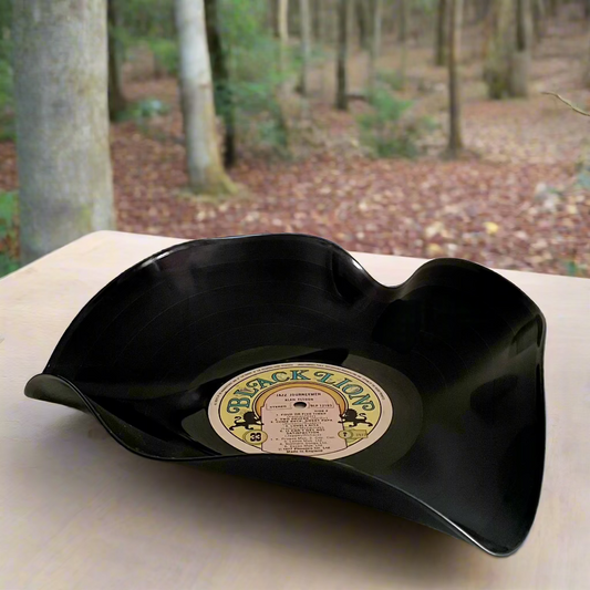 The 'Black Lion’ 12" Vinyl Record Bowl