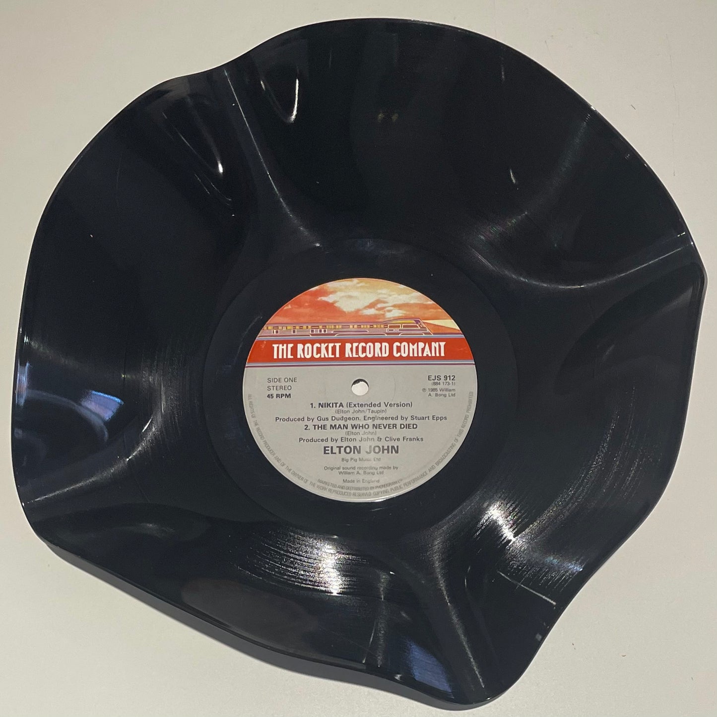 The 'Rocket' Vinyl Record Bowl