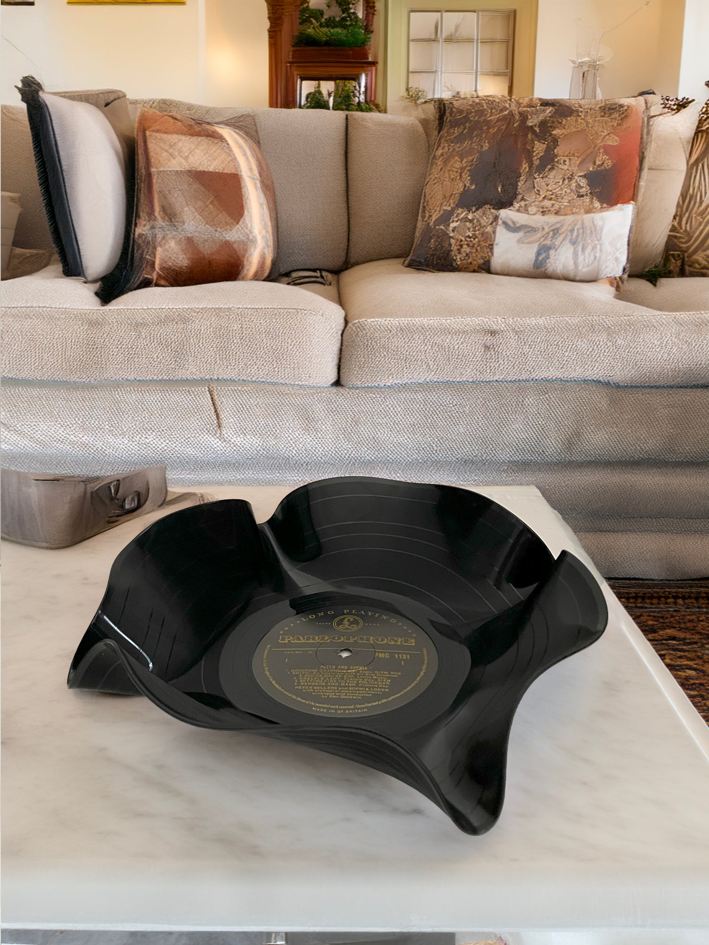 The ‘Retro Parlophone’ 12" Vinyl Record Bowl