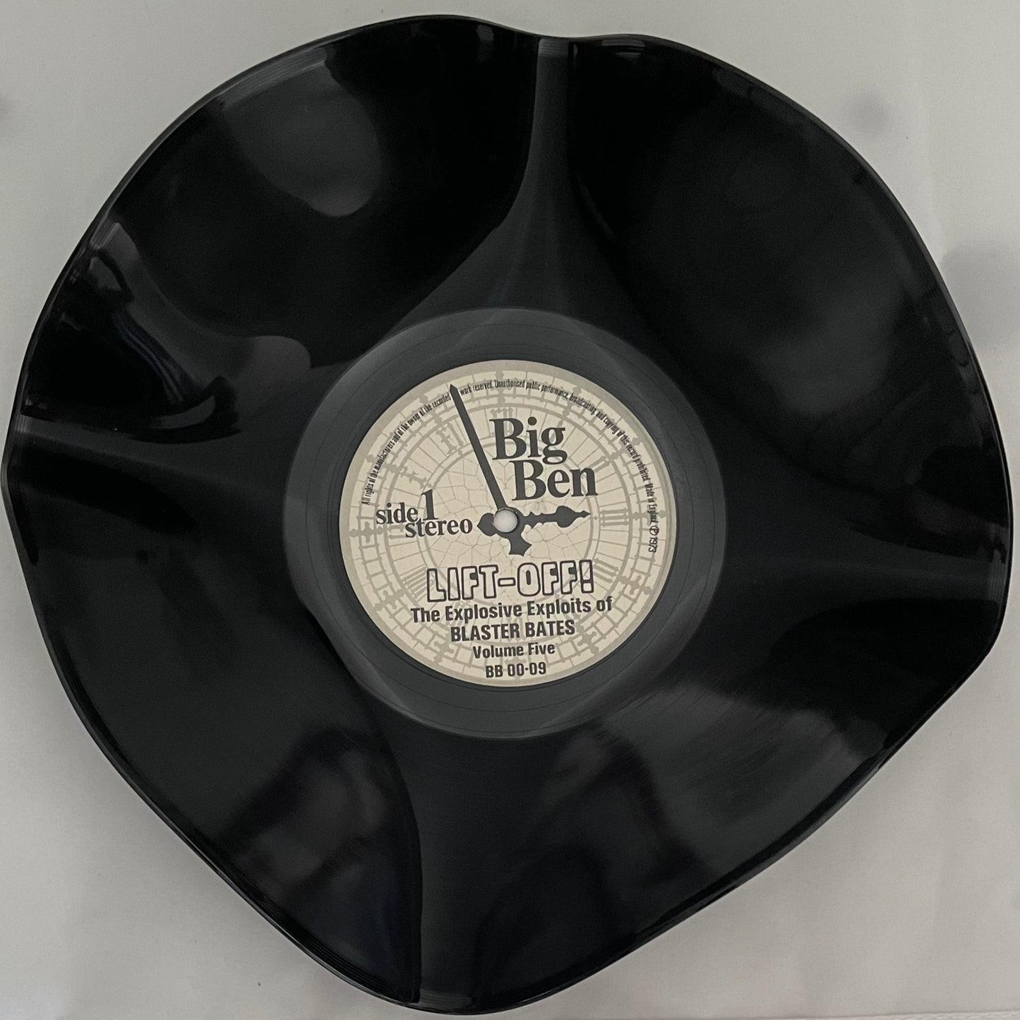 The ‘Big Ben’ 12" Vinyl Record Bowl