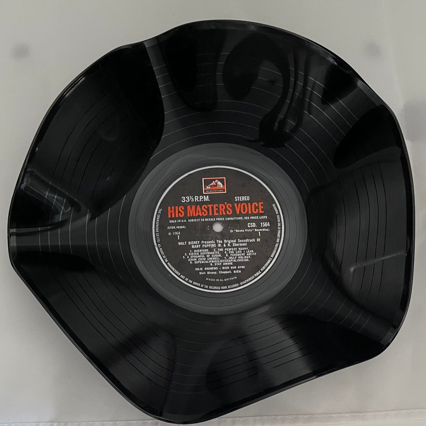 The ‘Nipper 2’ 12" Vinyl Record Bowl